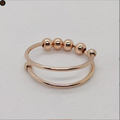 Stainless Steel Anxiety Relief Ring Anti Stress Toy