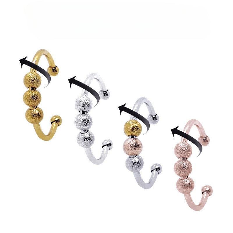 Stainless Steel Anxiety Relief Ring Anti Stress Toy