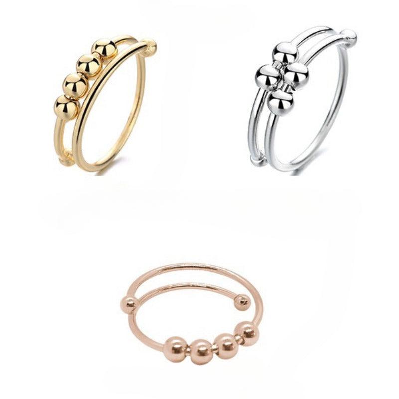 Stainless Steel Anxiety Relief Ring Anti Stress Toy