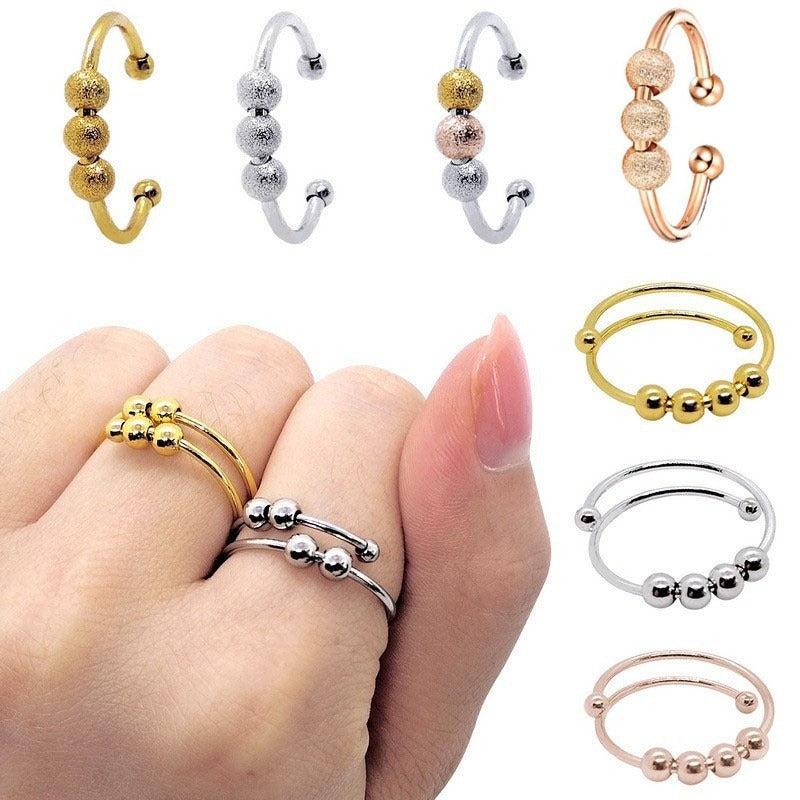 Stainless Steel Anxiety Relief Ring Anti Stress Toy