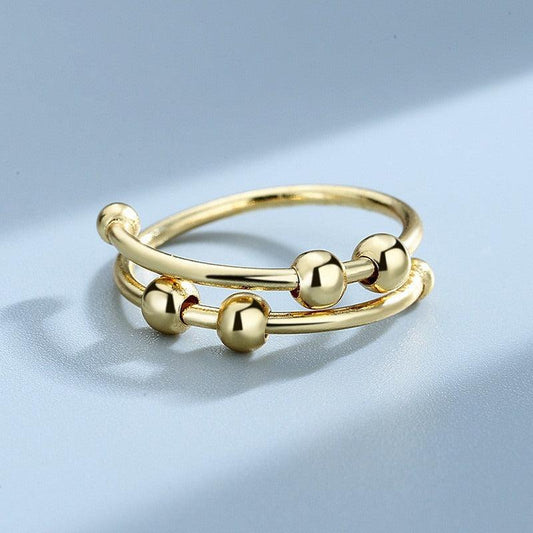 Stainless Steel Anxiety Relief Ring Anti Stress Toy