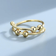 Stainless Steel Anxiety Relief Ring Anti Stress Toy