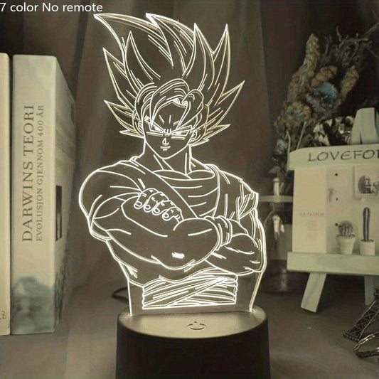 Anime 3D Led Night Light Table Lamp Children Bed Room Decor
