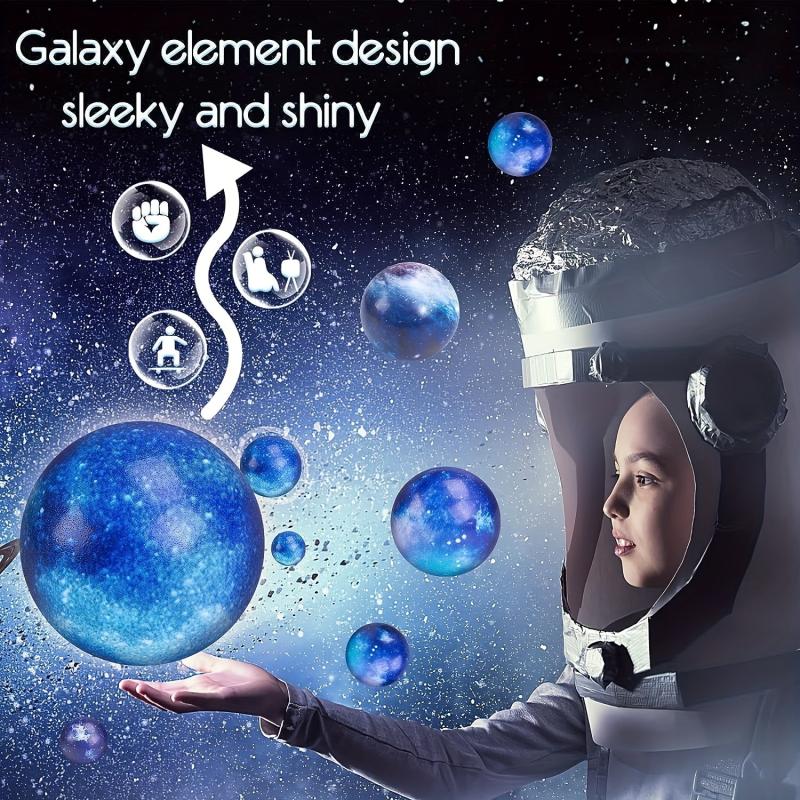 2PCS Space Theme Stress Balls 6.35cm Foam Squeeze Children Finger Exercise