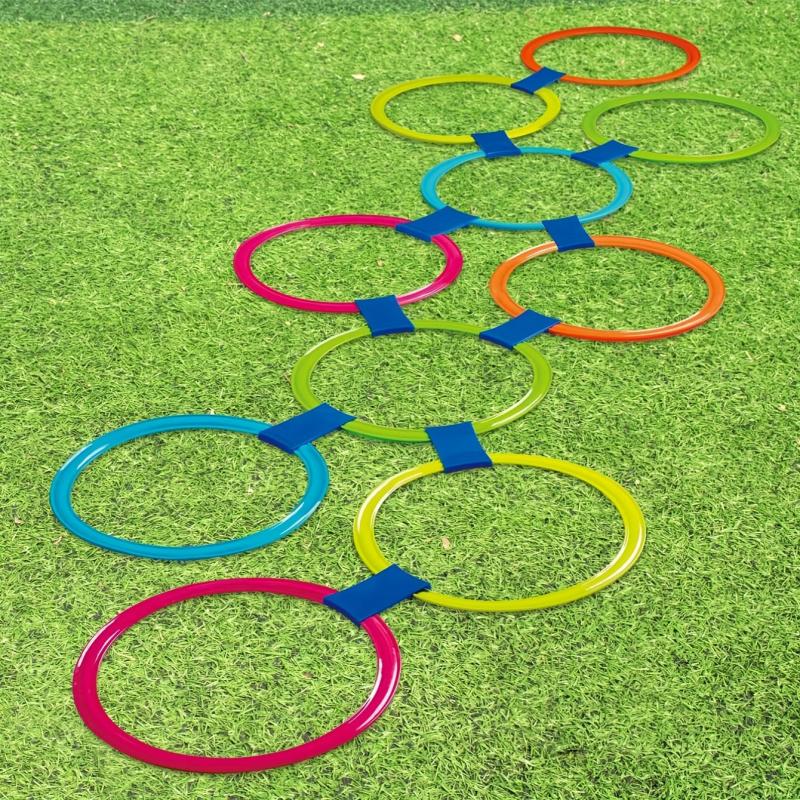 Hopscotch Ring Clip Jump Ring Game Toys for Outdoor Play