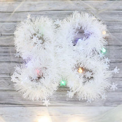 Snowflake Garland Decoration for Christmas Halloween Thanksgiving