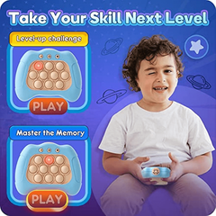 Electronic Fidget Pop Quick Bubble Game Toy For Kids
