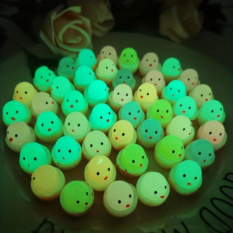 Cartoon Luminous Broken Shell Chicken Desktop Decoration