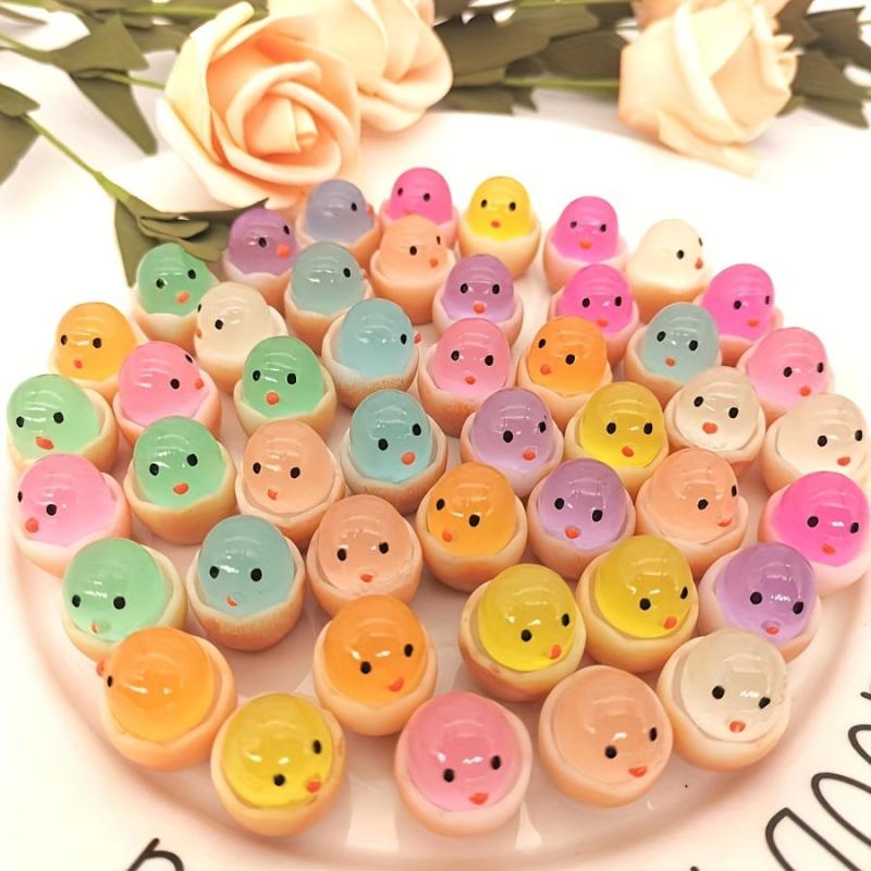 Cartoon Luminous Broken Shell Chicken Desktop Decoration