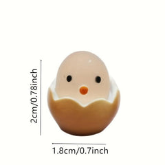 Cartoon Luminous Broken Shell Chicken Desktop Decoration