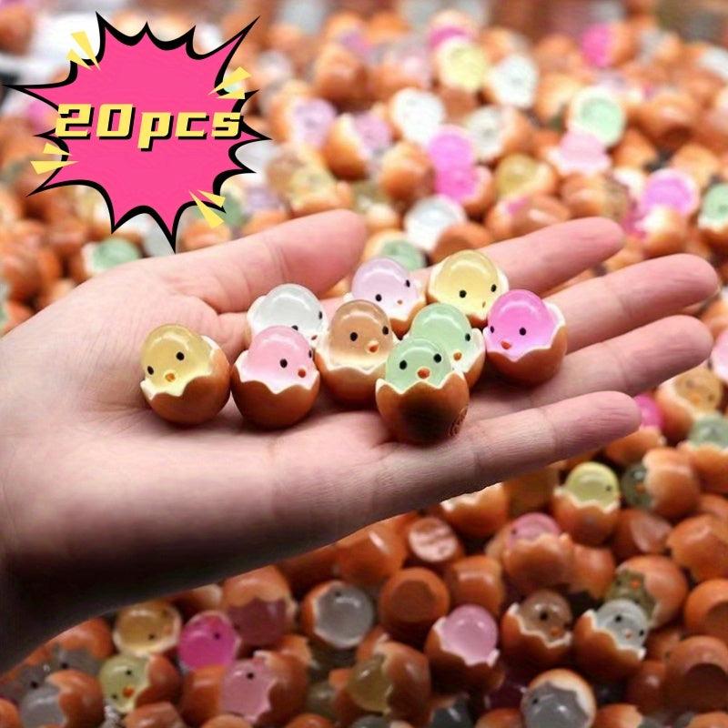 Cartoon Luminous Broken Shell Chicken Desktop Decoration