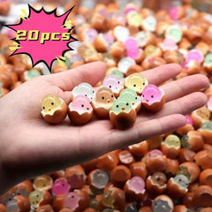 Cartoon Luminous Broken Shell Chicken Desktop Decoration