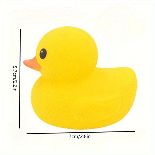 Yellow Ducks Bath Toys for Kids Water Play Ducks Bathroom Vinyl Duck