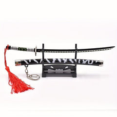 Anime Metal Sword Keychains Anime Props Collection