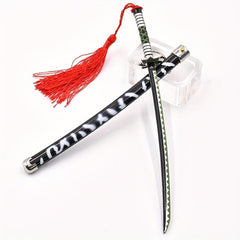 Anime Metal Sword Keychains Anime Props Collection