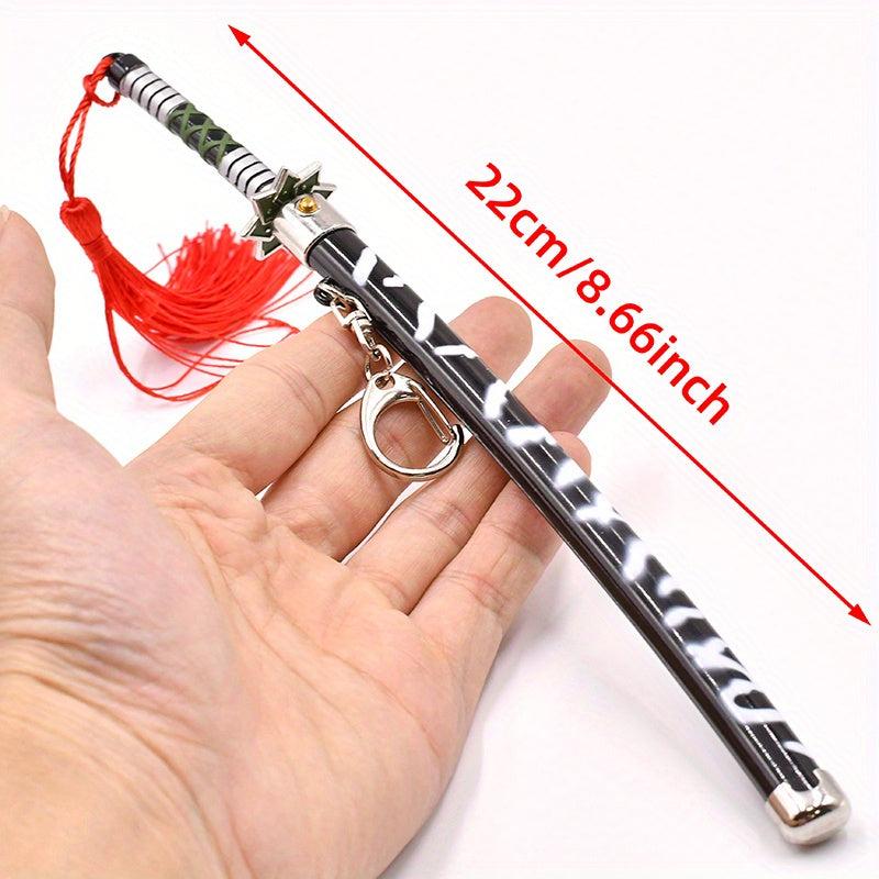 Anime Metal Sword Keychains Anime Props Collection