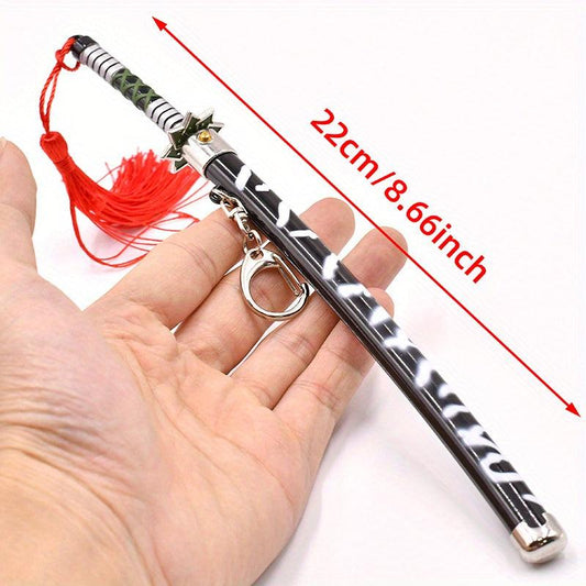 Anime Metal Sword Keychains Anime Props Collection