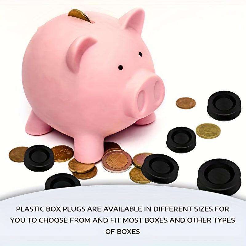 20pcs Piggy Bank Stopper Rubber Piggy Bank Plug Replacement 5 Sizes