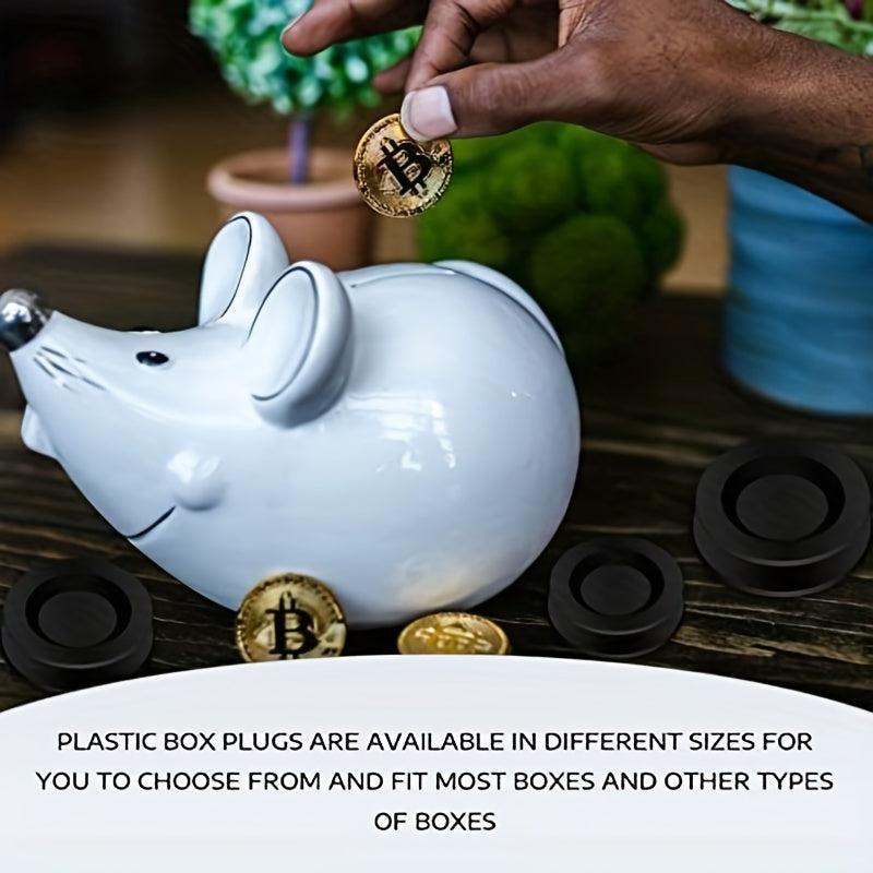 20pcs Piggy Bank Stopper Rubber Piggy Bank Plug Replacement 5 Sizes