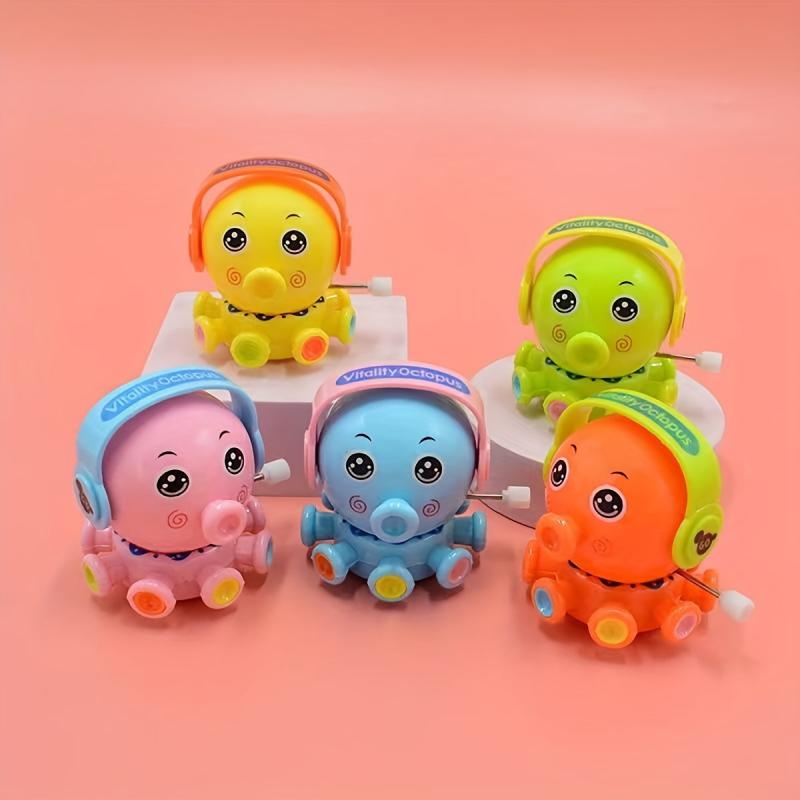 Clockwork Octopus Wind Up Toys Cute Cartoon Bath Toy 360 Degrees Rotation