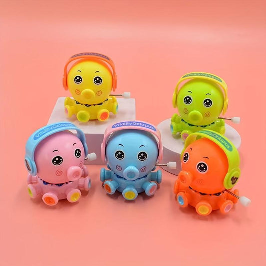 Clockwork Octopus Wind Up Toys Cute Cartoon Bath Toy 360 Degrees Rotation