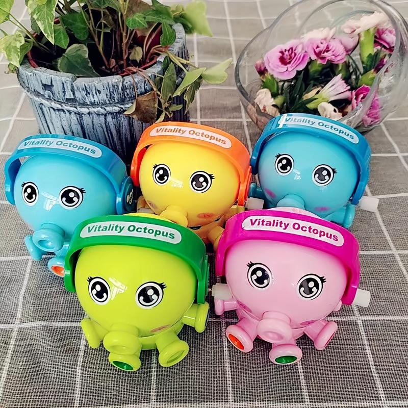 Clockwork Octopus Wind Up Toys Cute Cartoon Bath Toy 360 Degrees Rotation