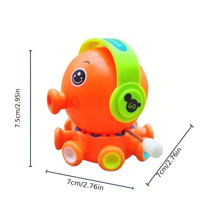 Clockwork Octopus Wind Up Toys Cute Cartoon Bath Toy 360 Degrees Rotation