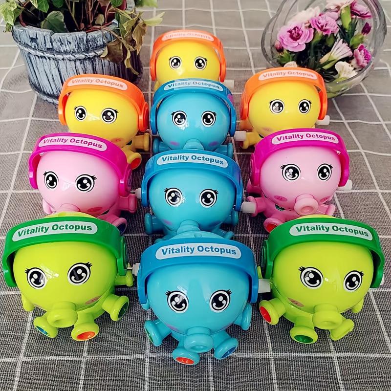 Clockwork Octopus Wind Up Toys Cute Cartoon Bath Toy 360 Degrees Rotation