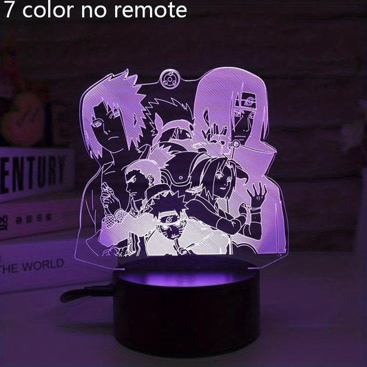 Anime 3D Lamp Kids Gift Bedroom Light