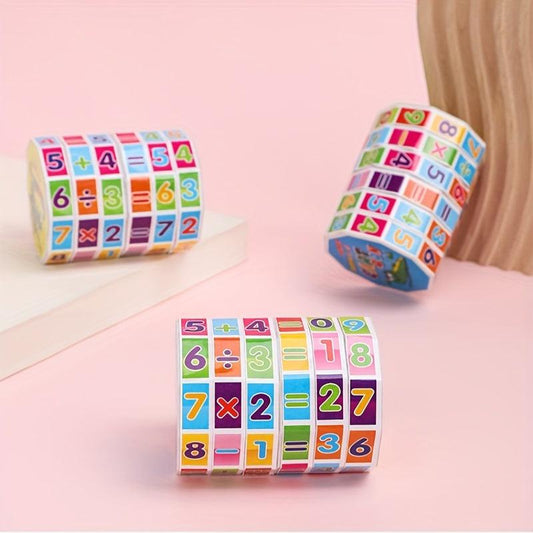 Math Learning Cylinder Set - Addition Subtraction Multiplication Division