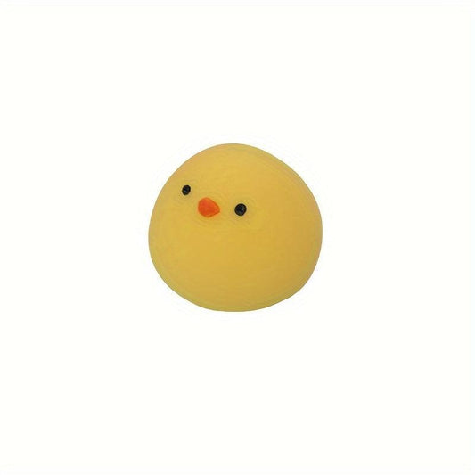 Yellow Chicken Pinch Ball Stress Relief Prank Vent Toy