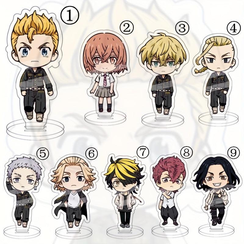 9 Inch Q Version Figure Acrylic Stand Model Plate Desk Decor