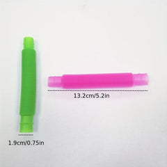 18pcs Sensory Fidget Pop Tubes for Kids Learning