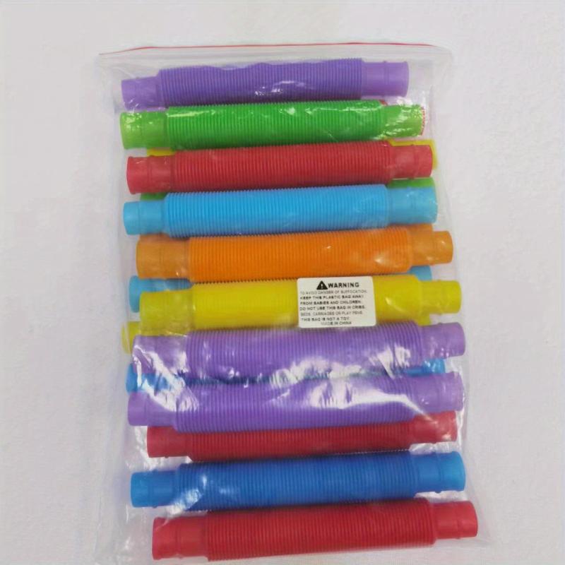 18pcs Sensory Fidget Pop Tubes for Kids Learning