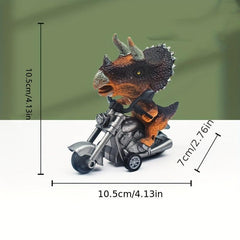Dinosaur Motorcycle Toy Car Mold Simulation Dinosaur