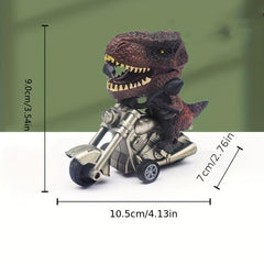 Dinosaur Motorcycle Toy Car Mold Simulation Dinosaur
