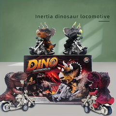 Dinosaur Motorcycle Toy Car Mold Simulation Dinosaur