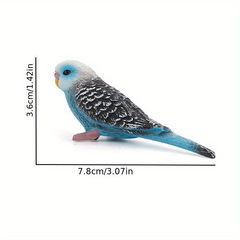 Simulation Parrot Toy Model Green Budgerigar Budgerigar Desktop Ornament