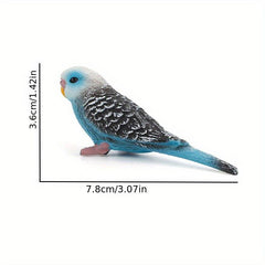 Simulation Parrot Toy Model Green Budgerigar Budgerigar Desktop Ornament