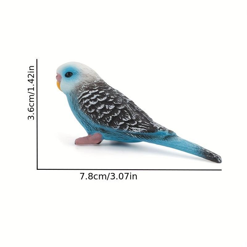 Simulation Parrot Toy Model Green Budgerigar Budgerigar Desktop Ornament