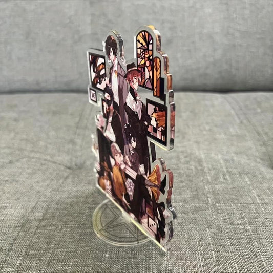 Anime Figure Acrylic Stand Toy Model Cartoon Action Desk Decor Gift