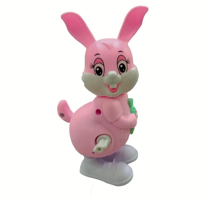 Spring Clockwork Bunny Toy Mini Rabbit Pull Back Jumping Rabbit Toy