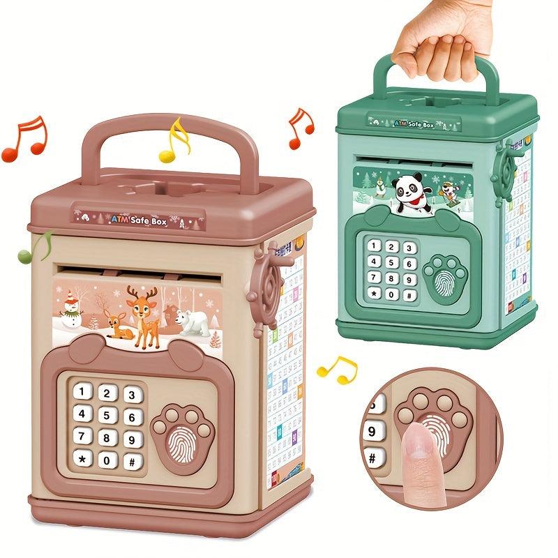 Kids' Music Cartoon Fingerprint Password Box