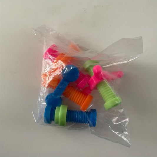 4pcs Colourful Screw Toys Spinning Stress Relief Sensory Autism Holiday
