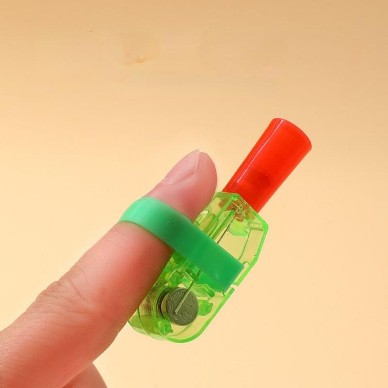 Cartoon Pattern Finger Projection Light Glow Toy LED Stall