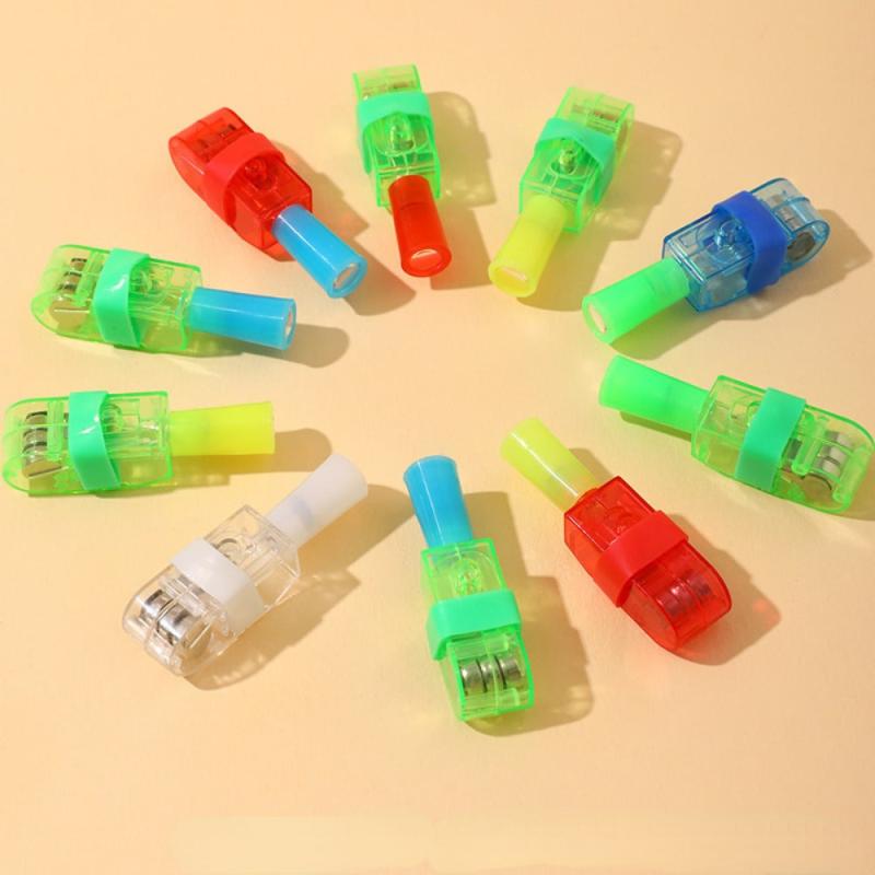Cartoon Pattern Finger Projection Light Glow Toy LED Stall