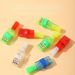 Cartoon Pattern Finger Projection Light Glow Toy LED Stall