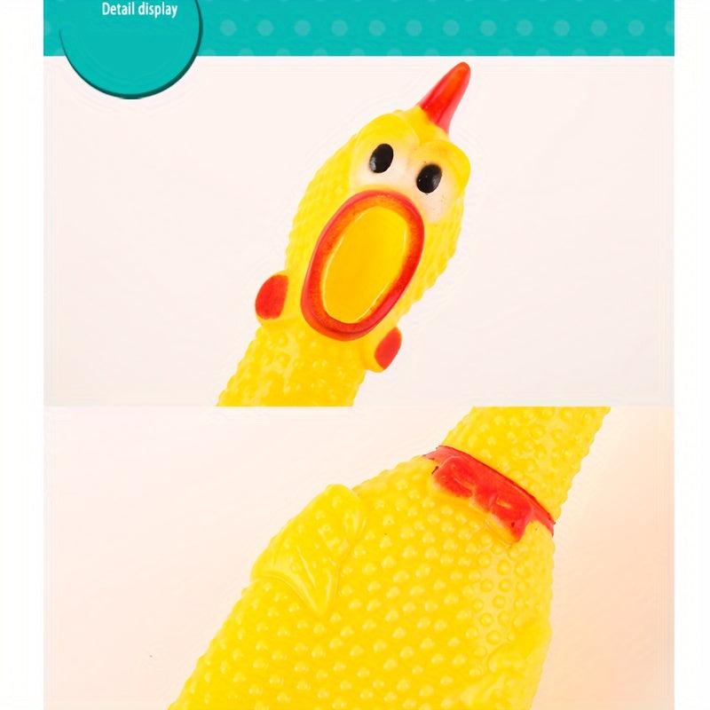 Screaming Chicken Large Toy Dog Pet Package Training Squeak Joking