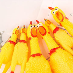 Screaming Chicken Large Toy Dog Pet Package Training Squeak Joking