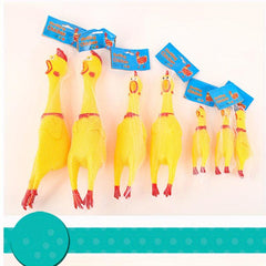 Screaming Chicken Large Toy Dog Pet Package Training Squeak Joking